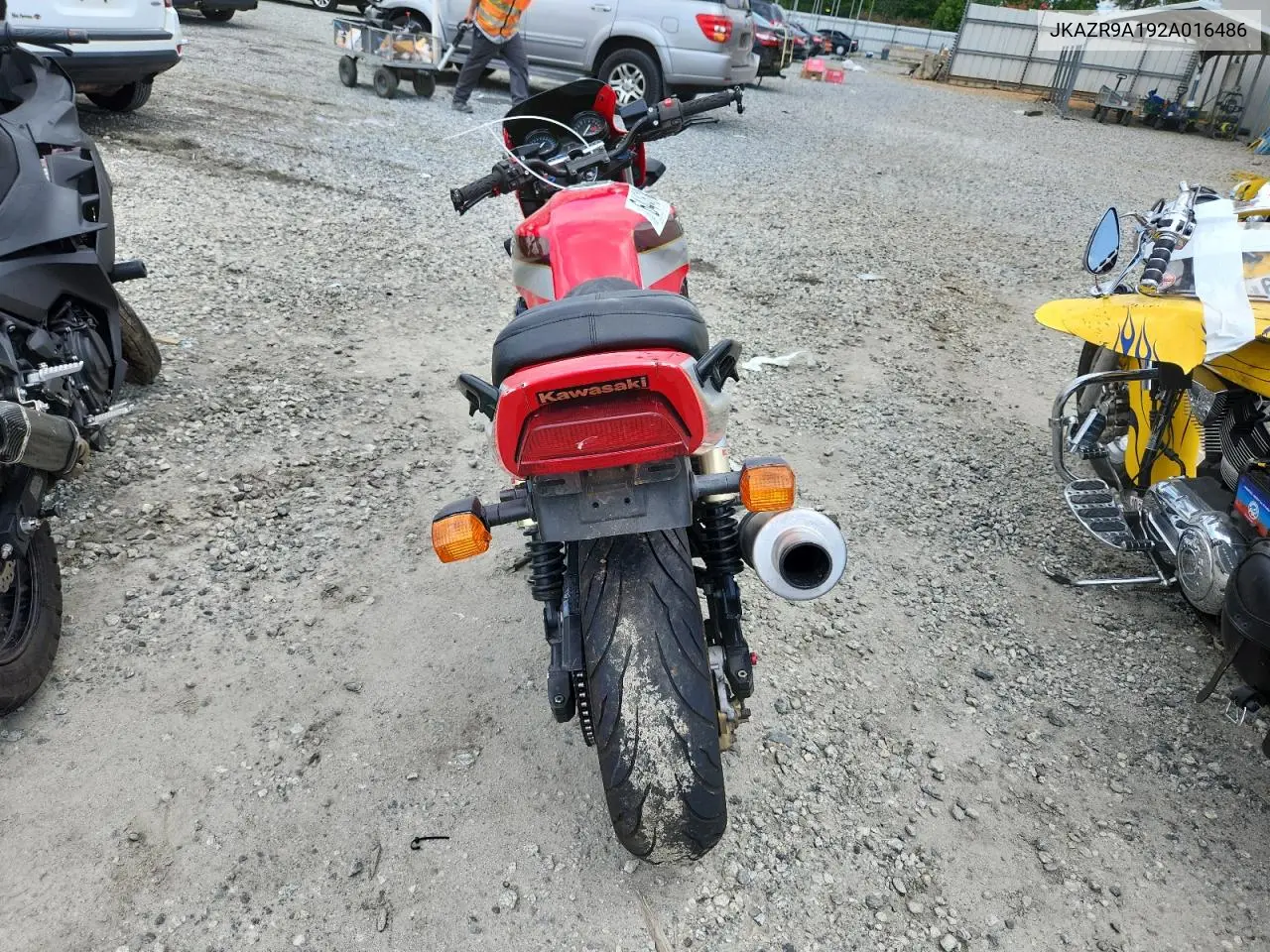 2002 Kawasaki Zr1200 A VIN: JKAZR9A192A016486 Lot: 64461835