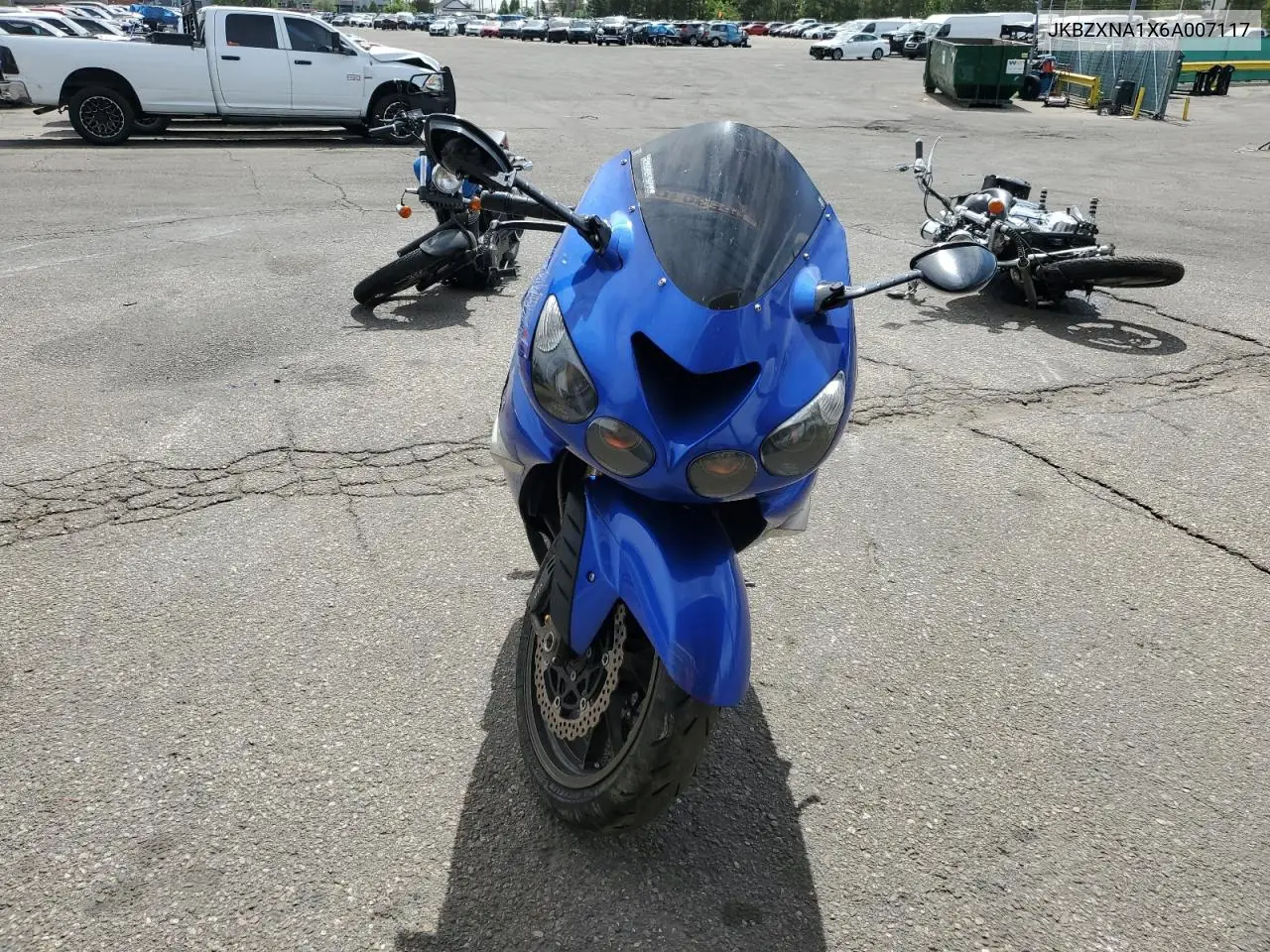 2006 Kawasaki Zx1400 A VIN: JKBZXNA1X6A007117 Lot: 56530105
