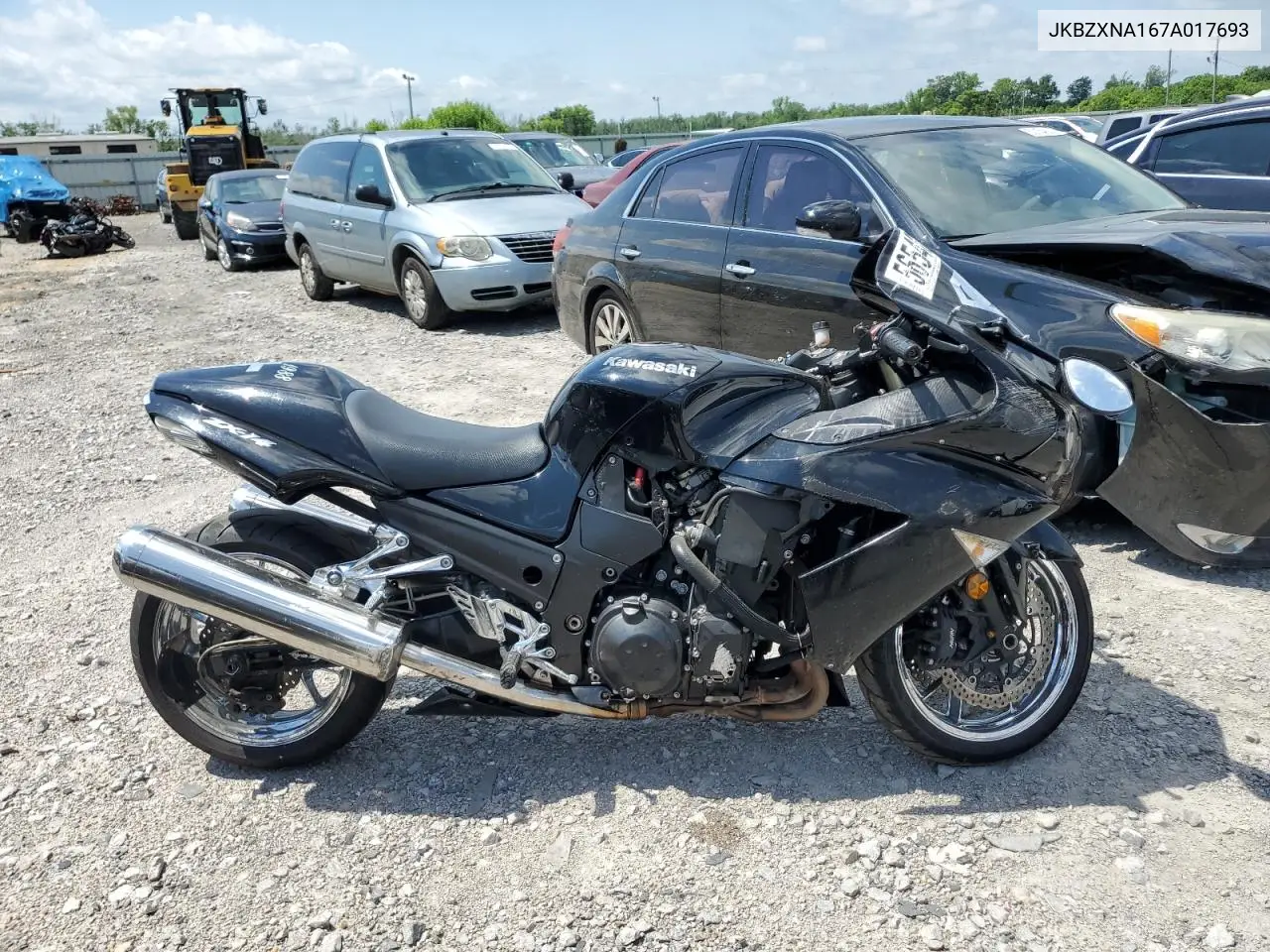 2007 Kawasaki Zx1400 A VIN: JKBZXNA167A017693 Lot: 56540245