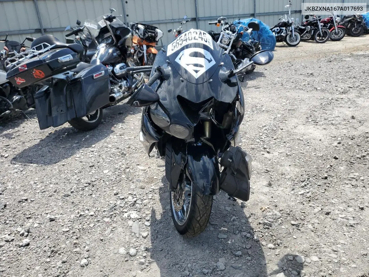 2007 Kawasaki Zx1400 A VIN: JKBZXNA167A017693 Lot: 56540245
