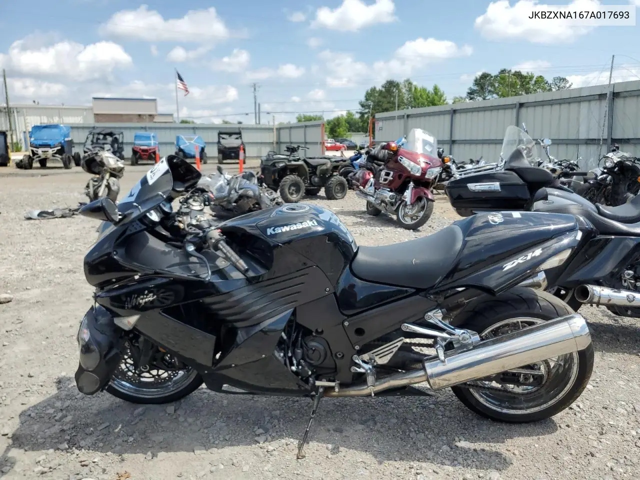 2007 Kawasaki Zx1400 A VIN: JKBZXNA167A017693 Lot: 56540245