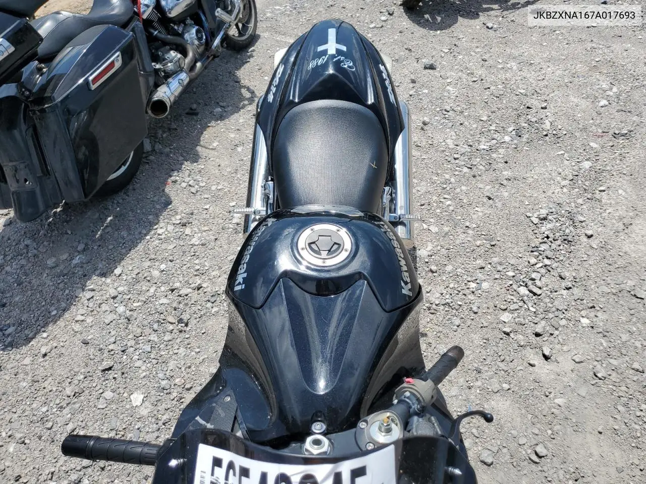 2007 Kawasaki Zx1400 A VIN: JKBZXNA167A017693 Lot: 56540245