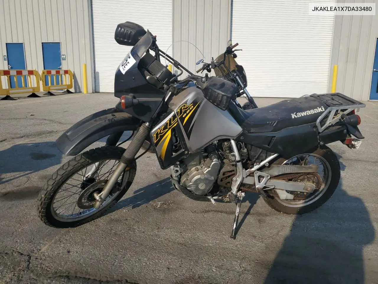 2007 Kawasaki Kl650 A VIN: JKAKLEA1X7DA33480 Lot: 58411985