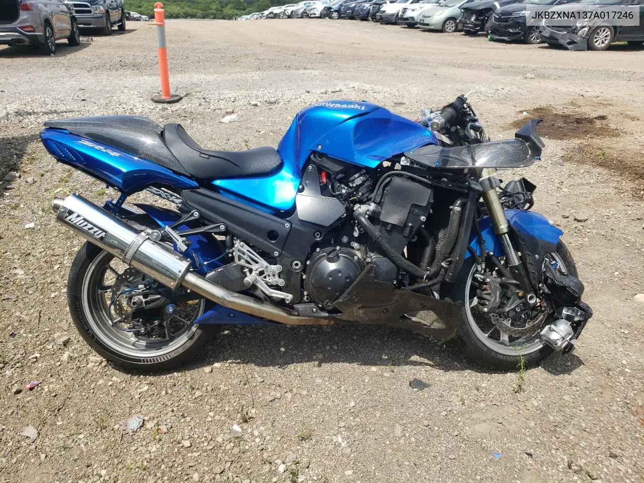 2007 Kawasaki Zx1400 A VIN: JKBZXNA137A017246 Lot: 59783485