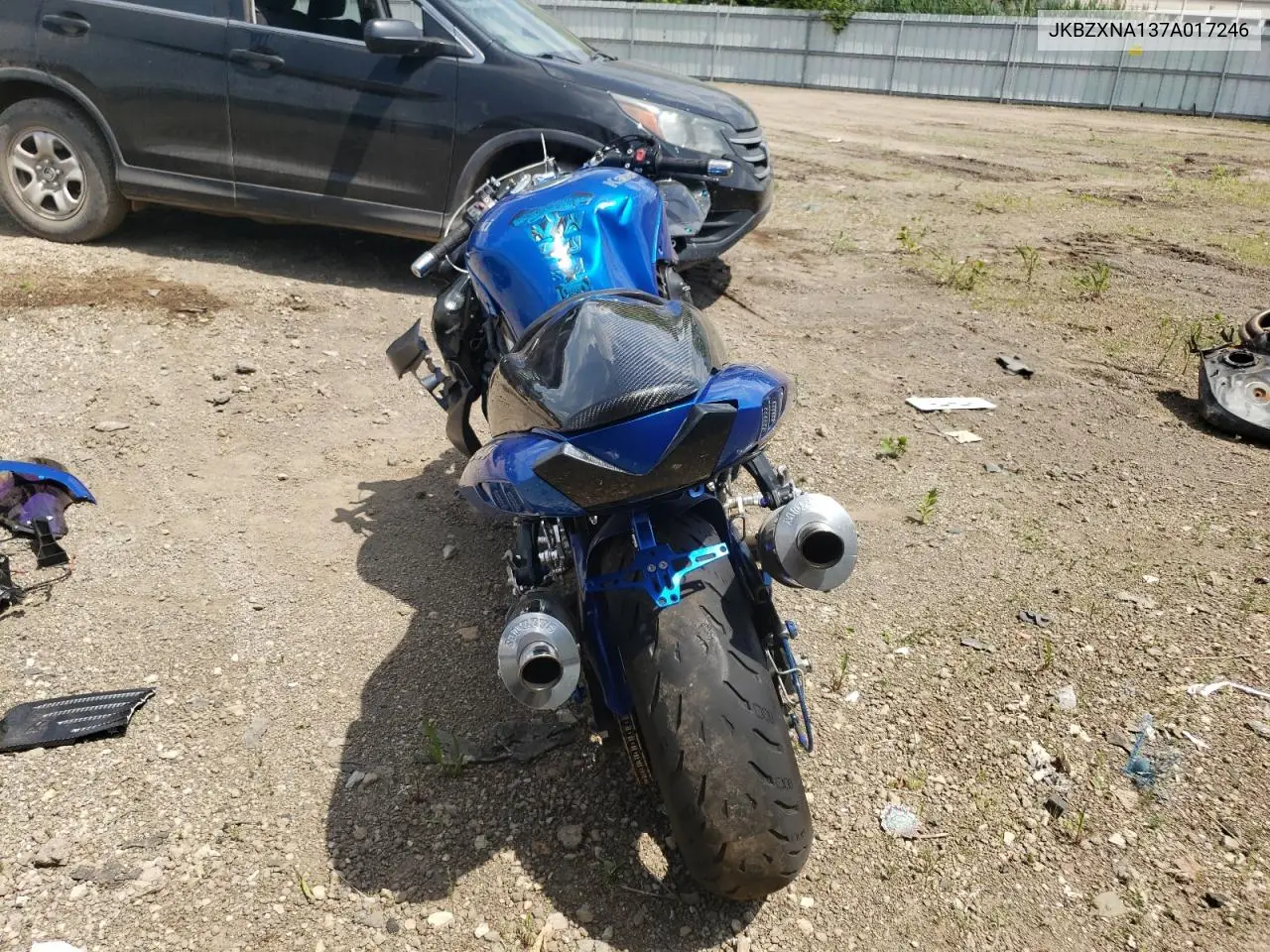 2007 Kawasaki Zx1400 A VIN: JKBZXNA137A017246 Lot: 59783485