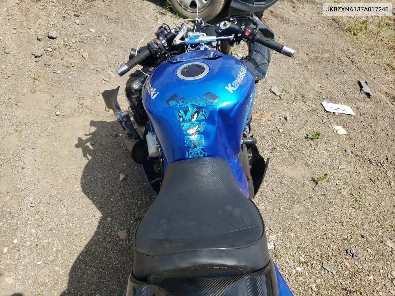 2007 Kawasaki Zx1400 A VIN: JKBZXNA137A017246 Lot: 59783485