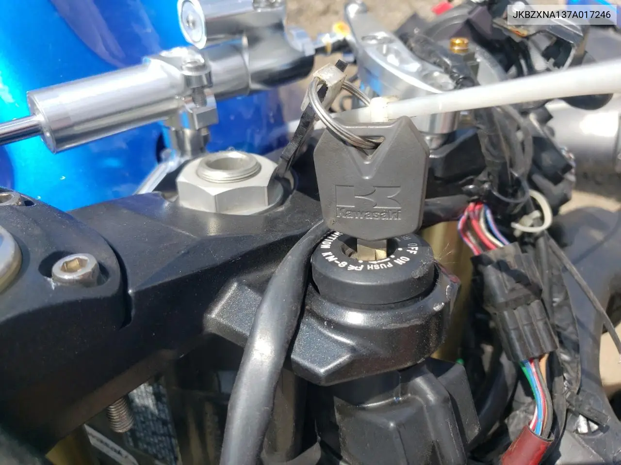 2007 Kawasaki Zx1400 A VIN: JKBZXNA137A017246 Lot: 59783485