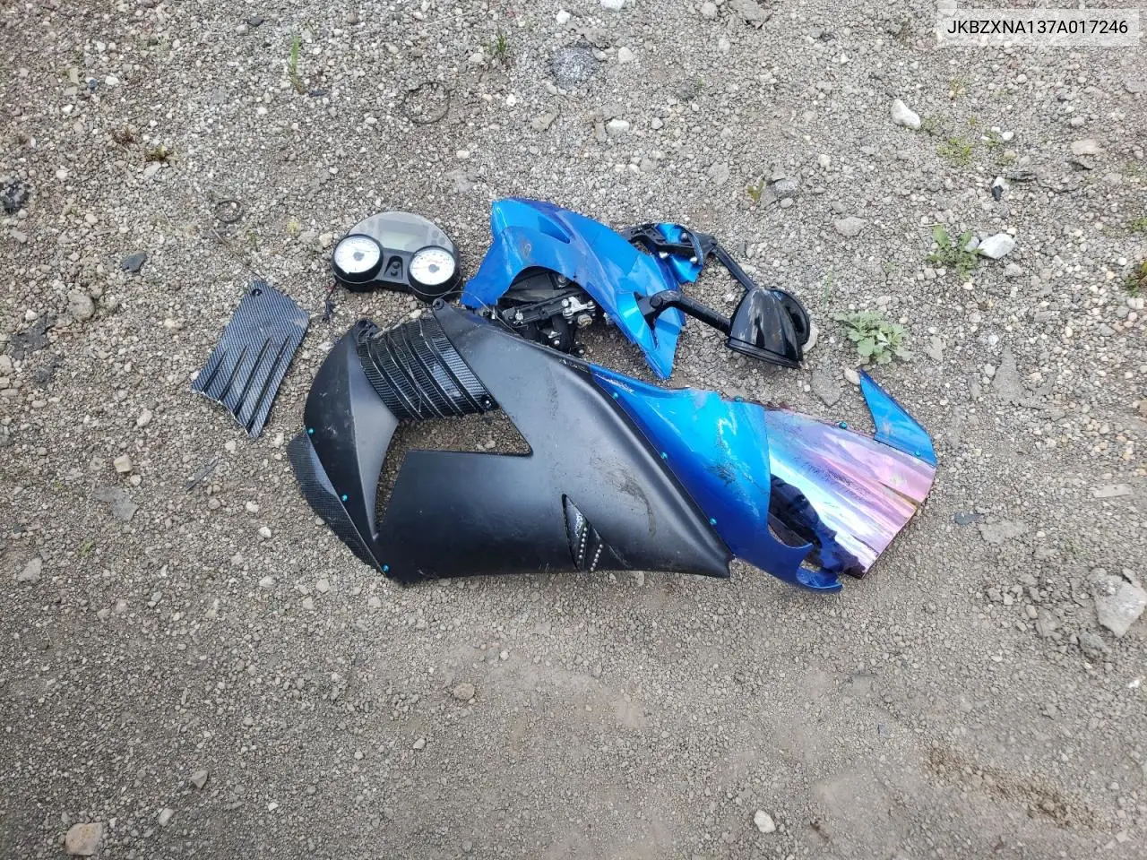 2007 Kawasaki Zx1400 A VIN: JKBZXNA137A017246 Lot: 59783485