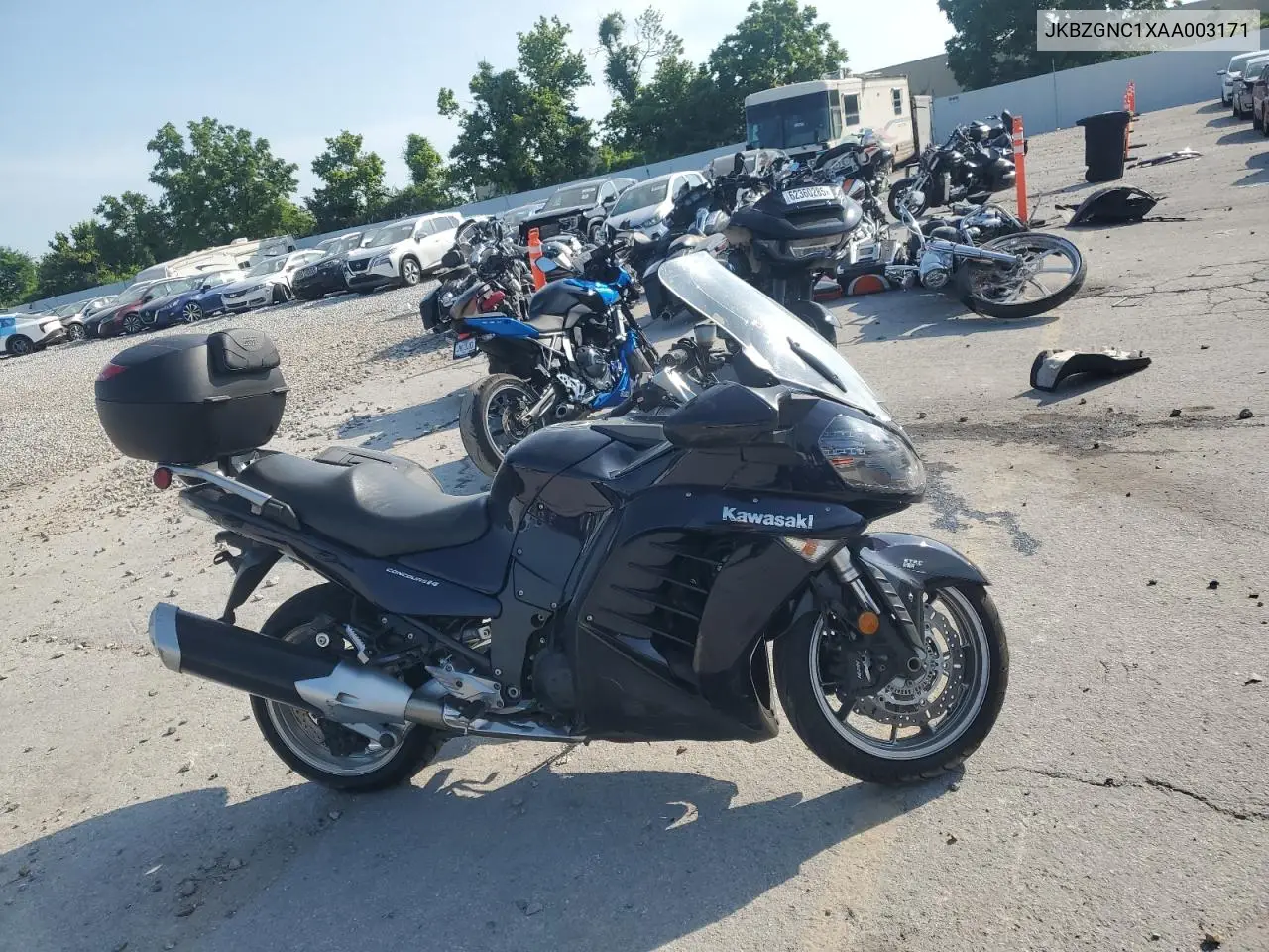 2010 Kawasaki Zg1400 C VIN: JKBZGNC1XAA003171 Lot: 62387965