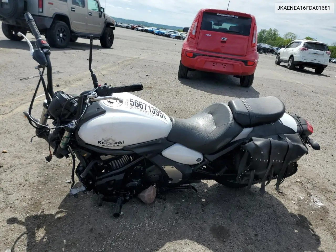 2015 Kawasaki En650 A VIN: JKAENEA16FDA01681 Lot: 56671395