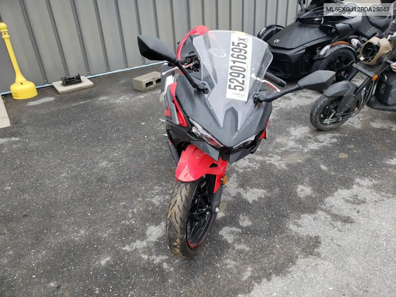 2024 Kawasaki Ex500 A VIN: ML5EXGJ12RDA25048 Lot: 52901695