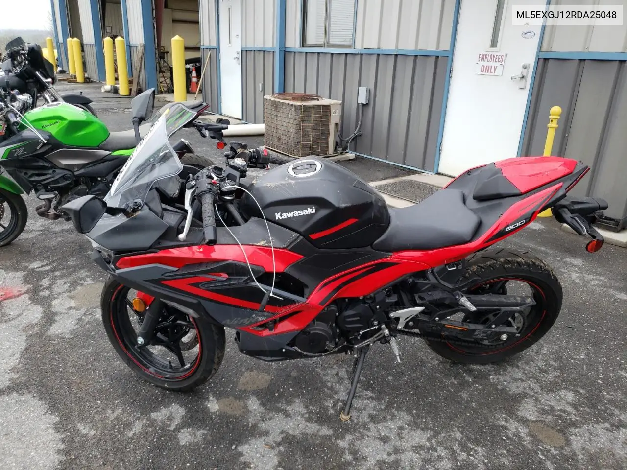2024 Kawasaki Ex500 A VIN: ML5EXGJ12RDA25048 Lot: 52901695