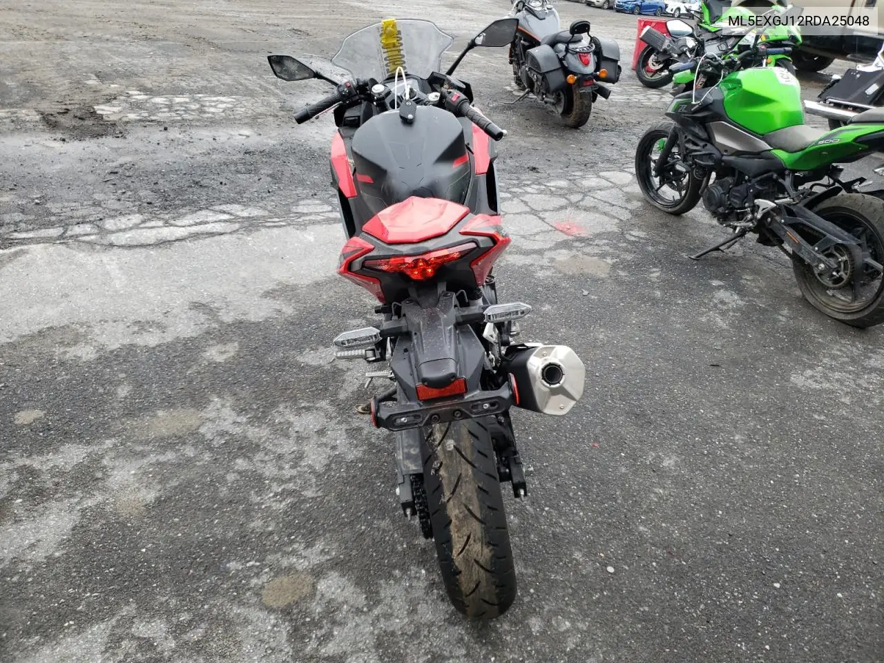 2024 Kawasaki Ex500 A VIN: ML5EXGJ12RDA25048 Lot: 52901695