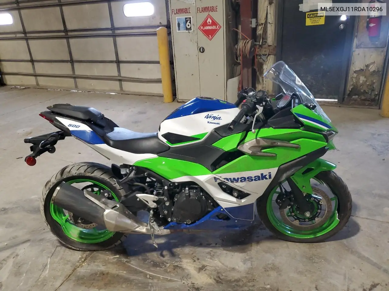 2024 Kawasaki Ex500 A VIN: ML5EXGJ11RDA10296 Lot: 54232565