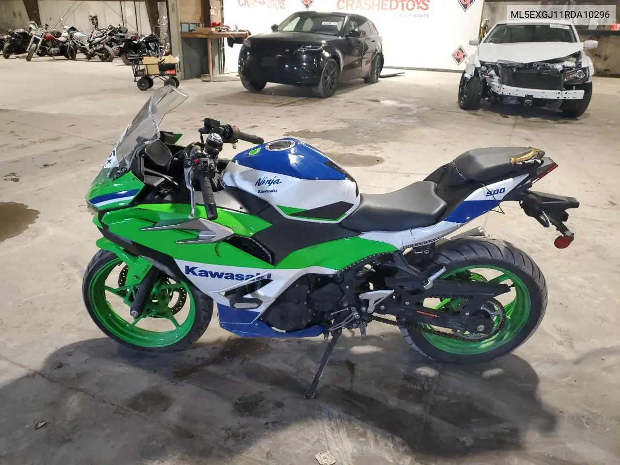2024 Kawasaki Ex500 A VIN: ML5EXGJ11RDA10296 Lot: 54232565