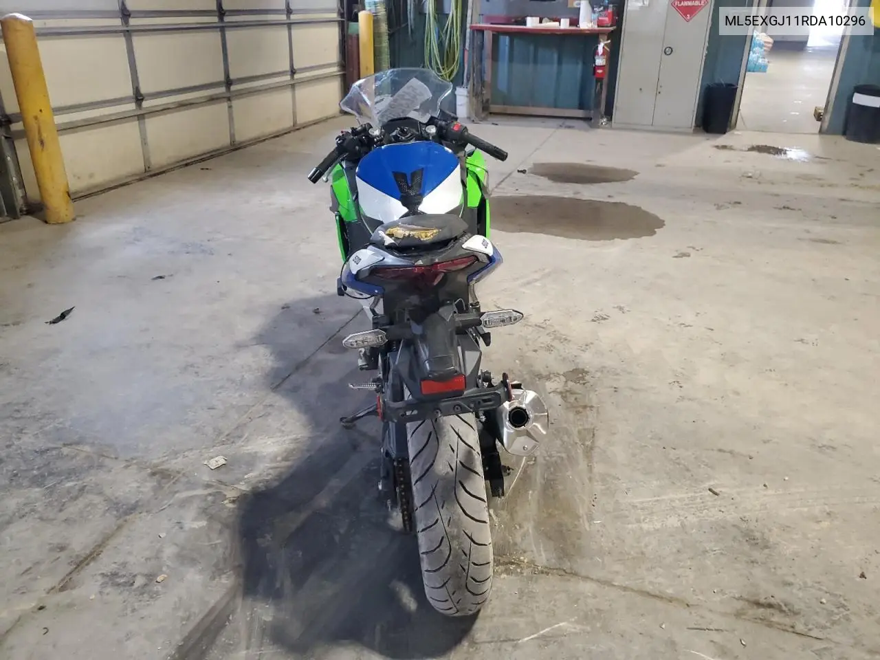 2024 Kawasaki Ex500 A VIN: ML5EXGJ11RDA10296 Lot: 54232565