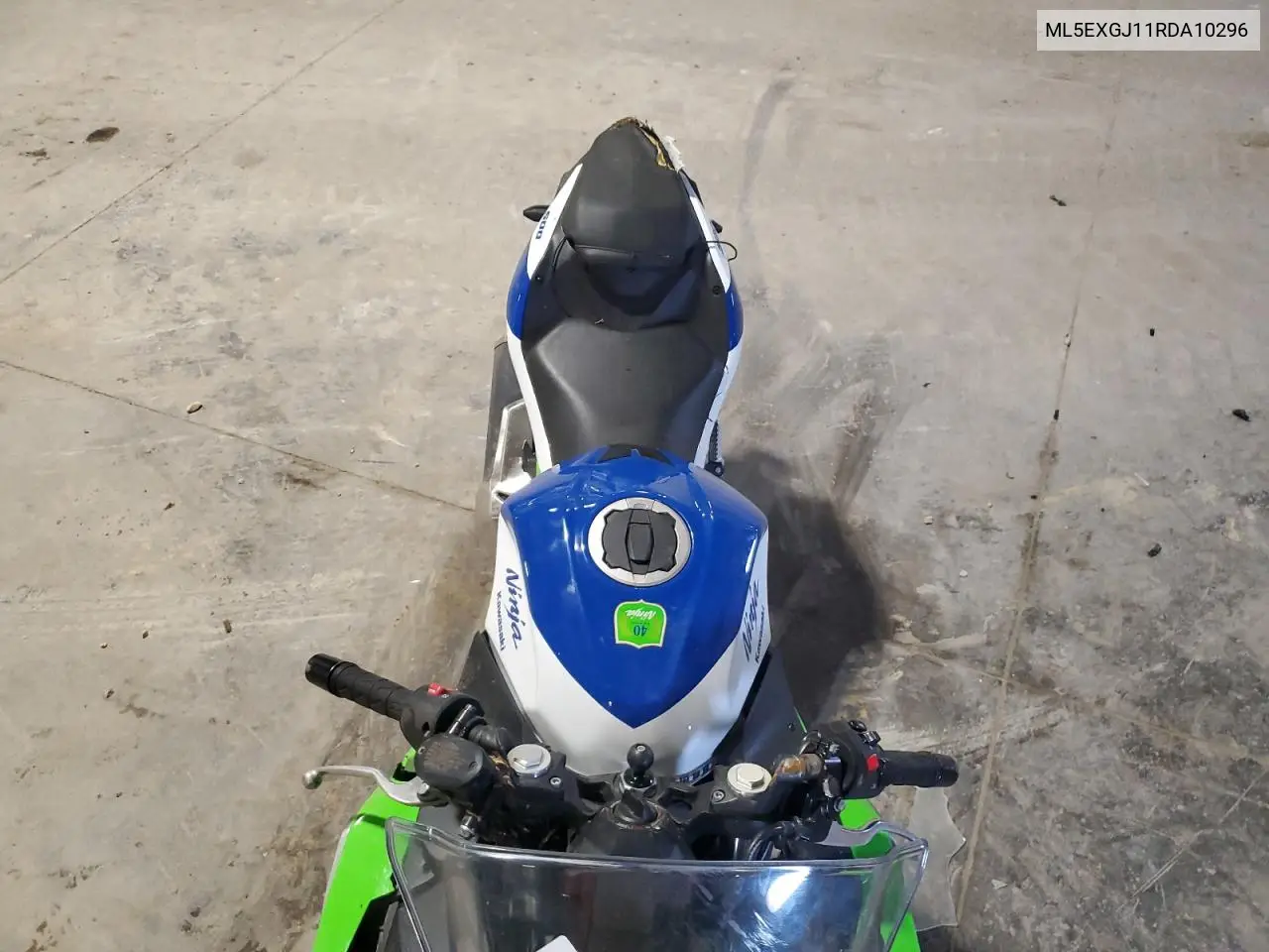 2024 Kawasaki Ex500 A VIN: ML5EXGJ11RDA10296 Lot: 54232565