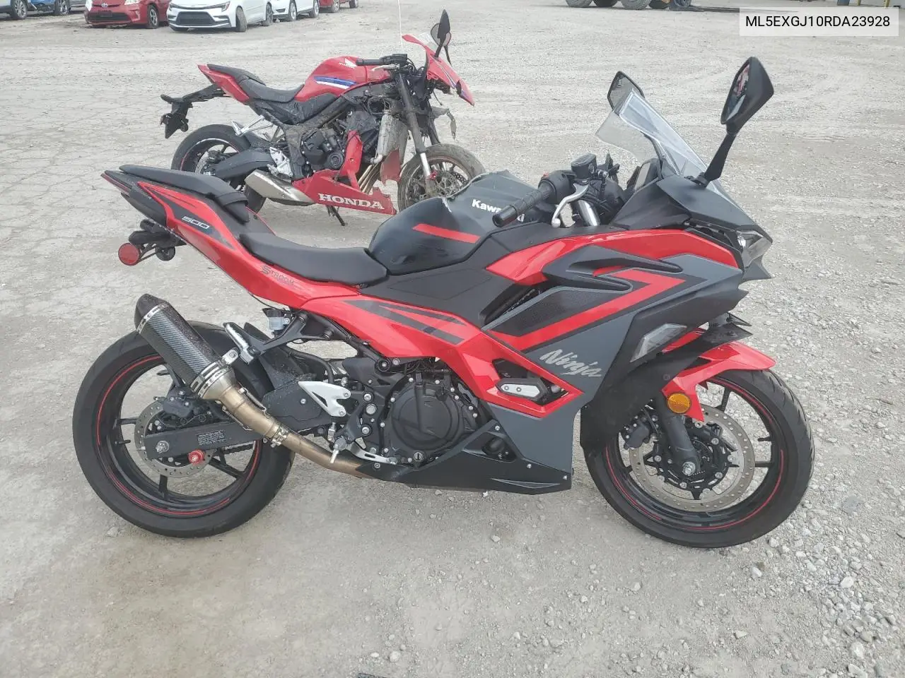 2024 Kawasaki Ex500 A VIN: ML5EXGJ10RDA23928 Lot: 60155525