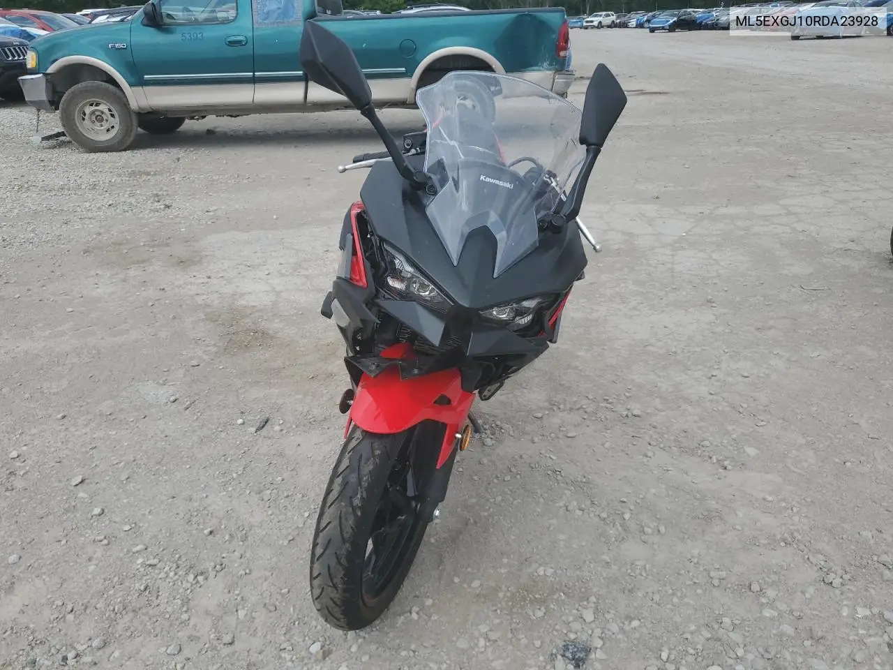 2024 Kawasaki Ex500 A VIN: ML5EXGJ10RDA23928 Lot: 60155525