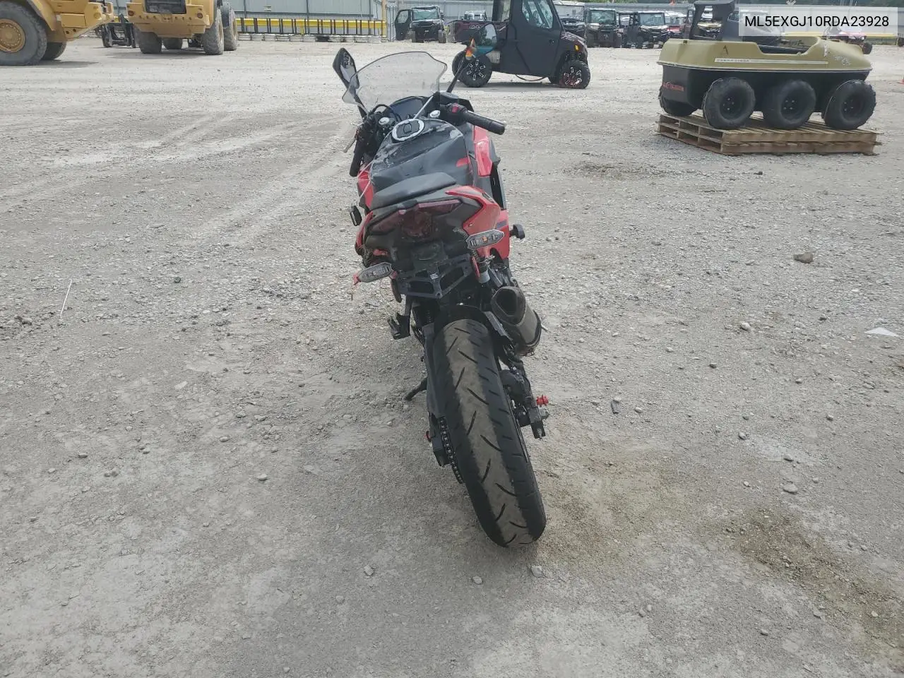 2024 Kawasaki Ex500 A VIN: ML5EXGJ10RDA23928 Lot: 60155525
