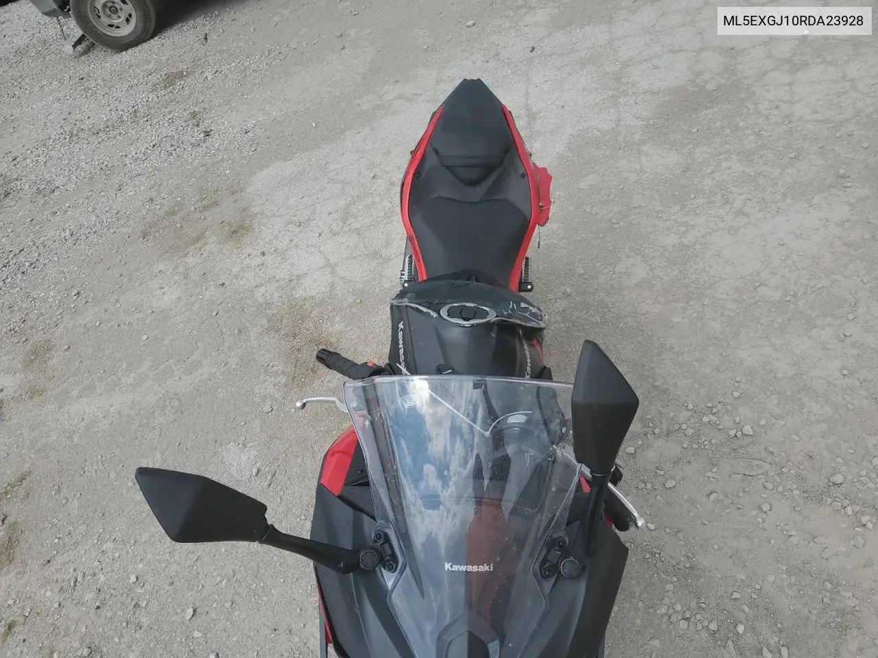 2024 Kawasaki Ex500 A VIN: ML5EXGJ10RDA23928 Lot: 60155525
