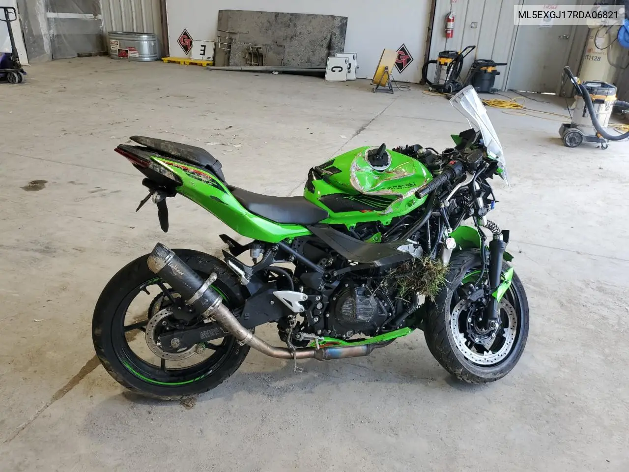 2024 Kawasaki Ex500 A VIN: ML5EXGJ17RDA06821 Lot: 60822165