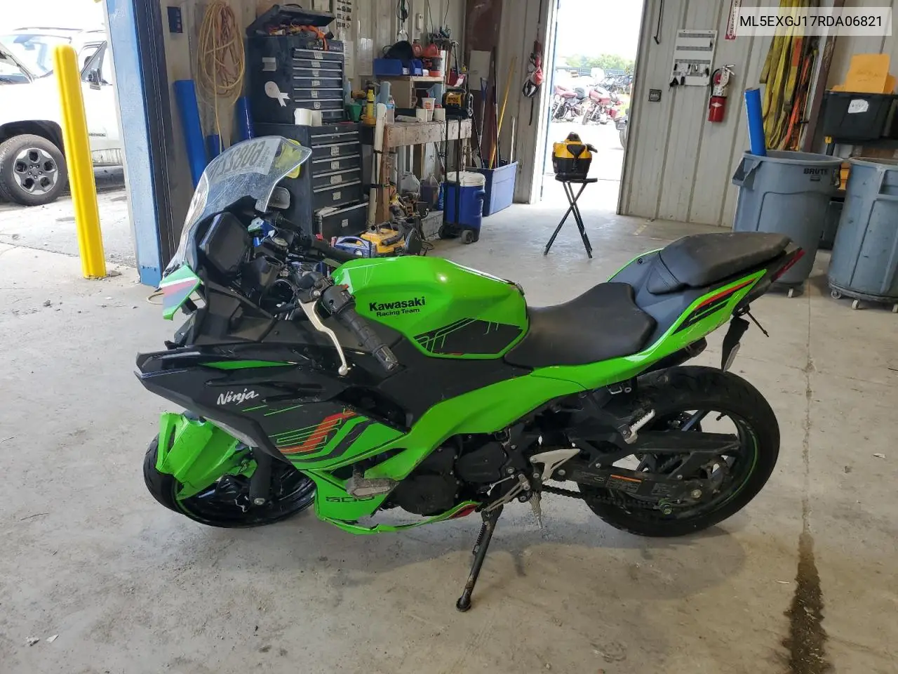 2024 Kawasaki Ex500 A VIN: ML5EXGJ17RDA06821 Lot: 60822165