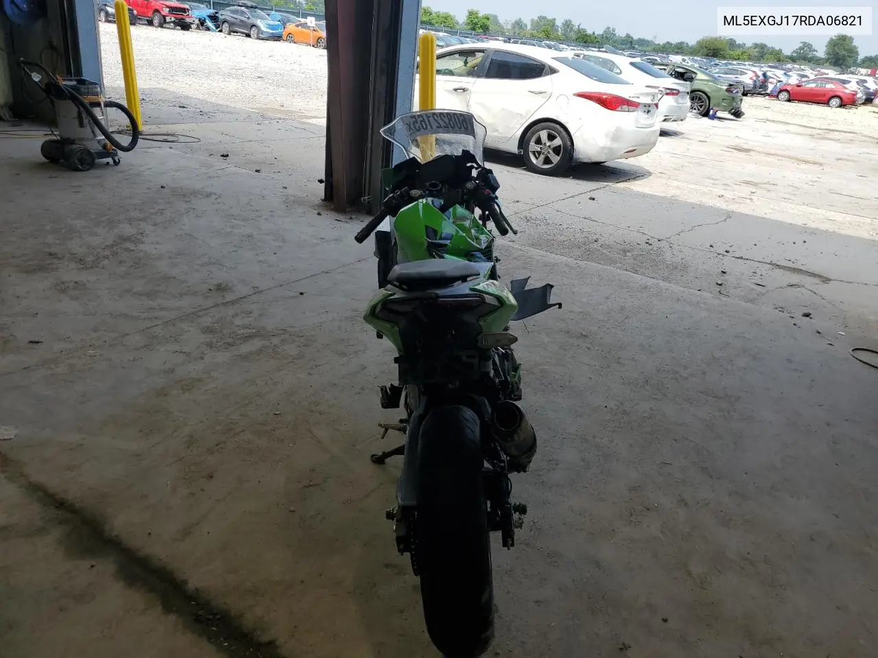 2024 Kawasaki Ex500 A VIN: ML5EXGJ17RDA06821 Lot: 60822165