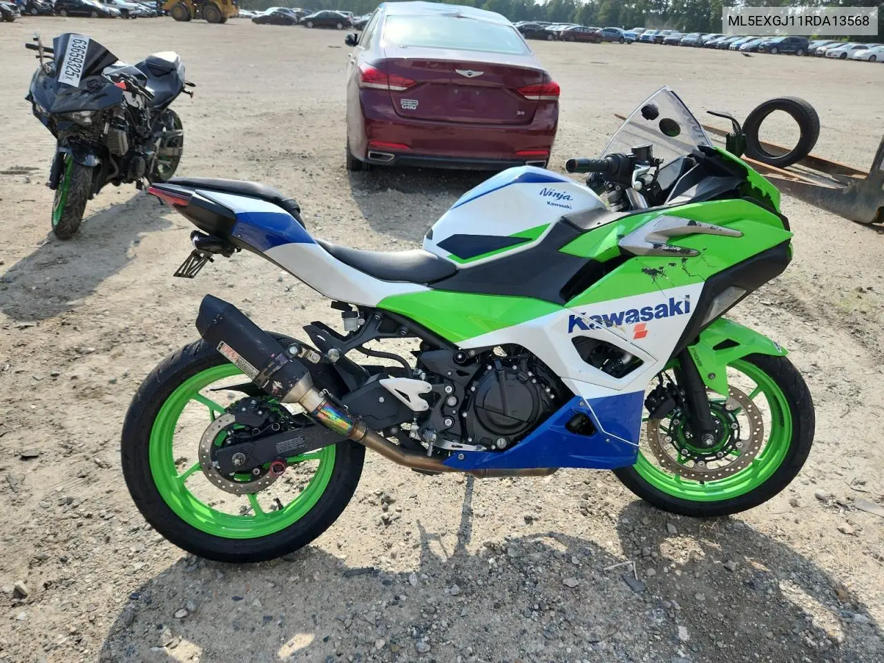 2024 Kawasaki Ex500 A VIN: ML5EXGJ11RDA13568 Lot: 63216395