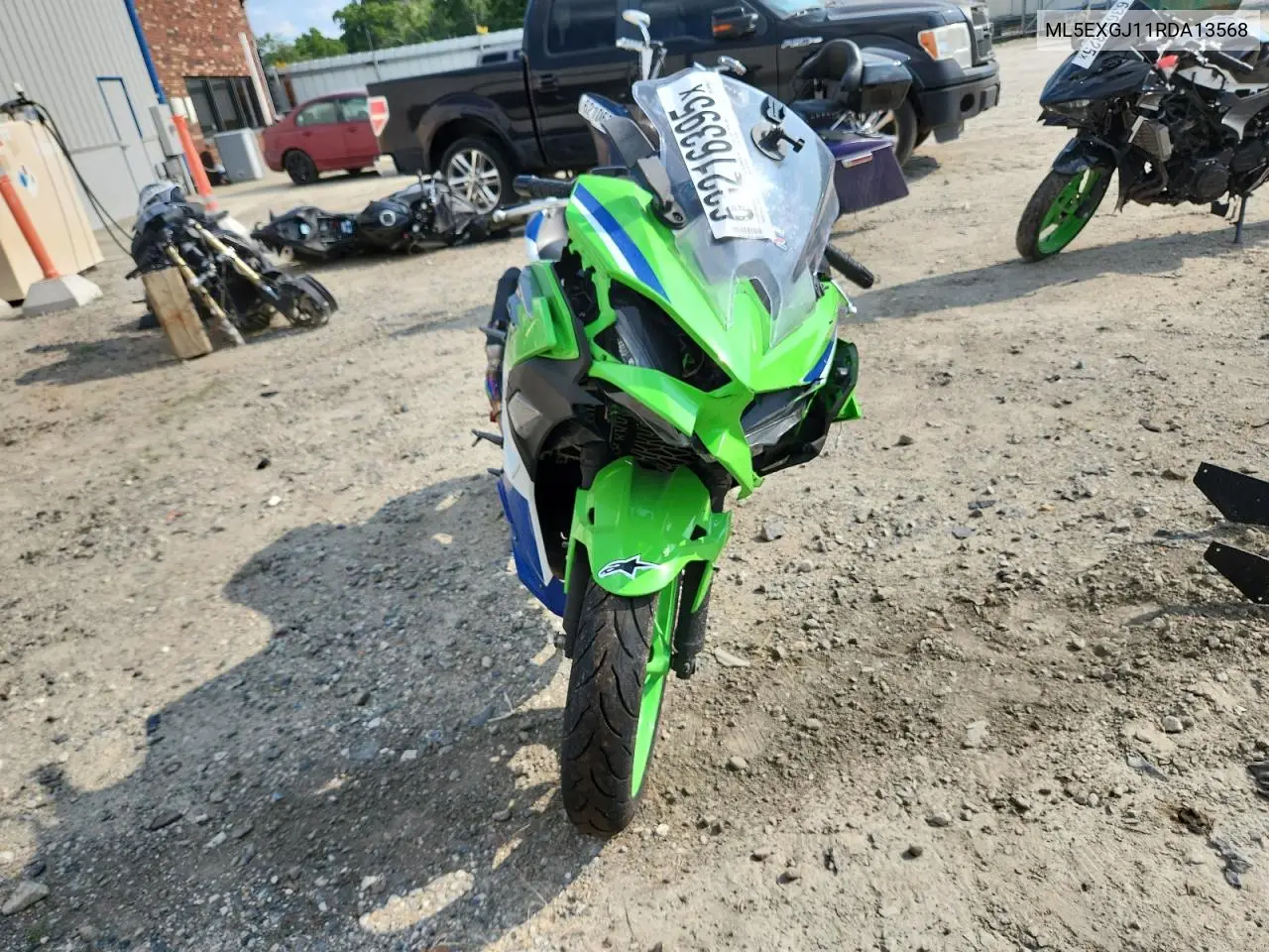 2024 Kawasaki Ex500 A VIN: ML5EXGJ11RDA13568 Lot: 63216395