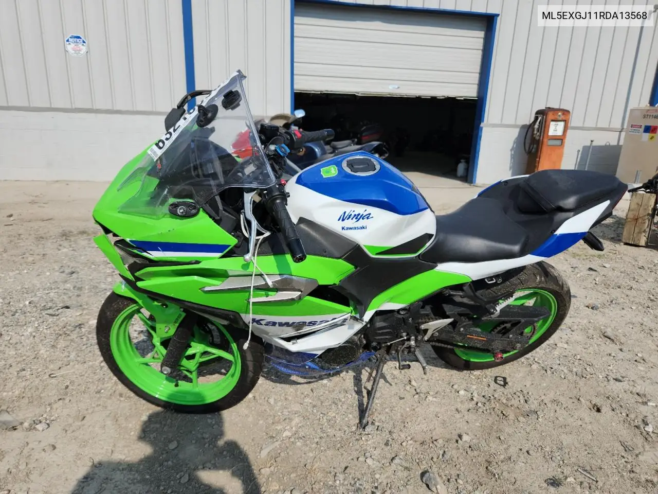 2024 Kawasaki Ex500 A VIN: ML5EXGJ11RDA13568 Lot: 63216395