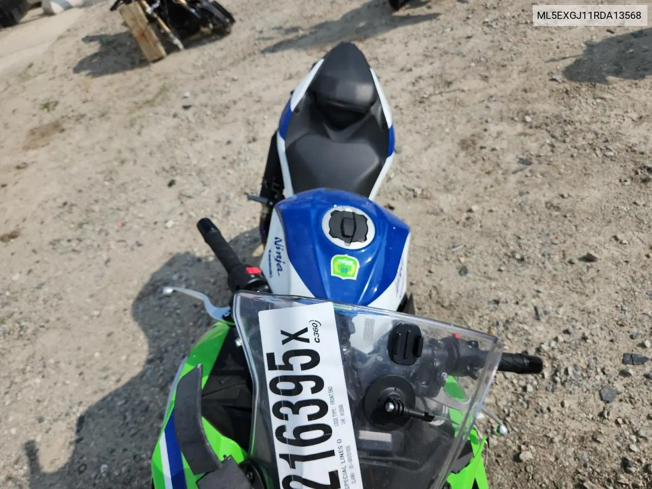 2024 Kawasaki Ex500 A VIN: ML5EXGJ11RDA13568 Lot: 63216395