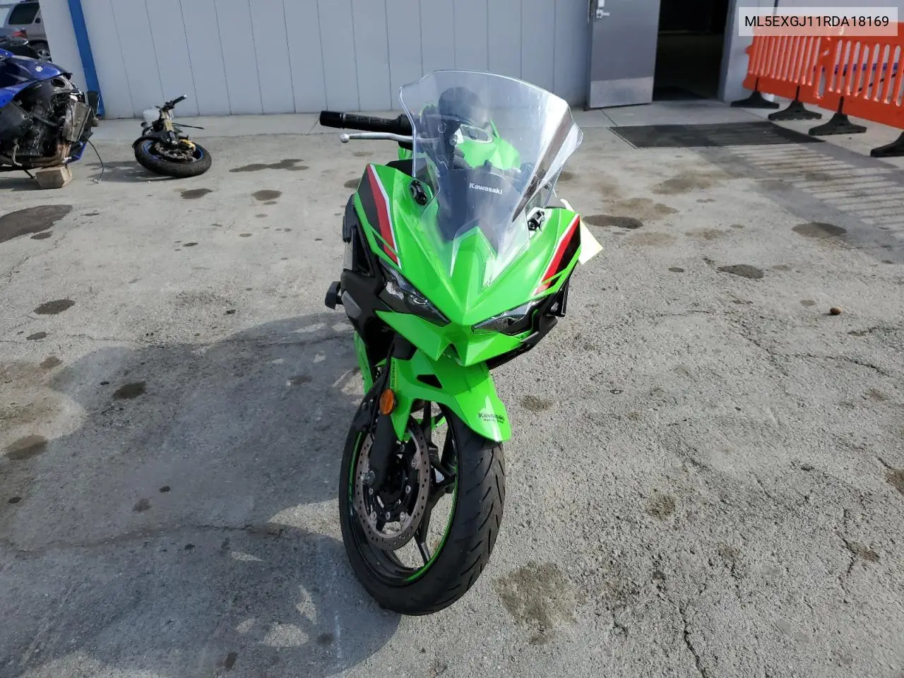 2024 Kawasaki Ex500 A VIN: ML5EXGJ11RDA18169 Lot: 63312885