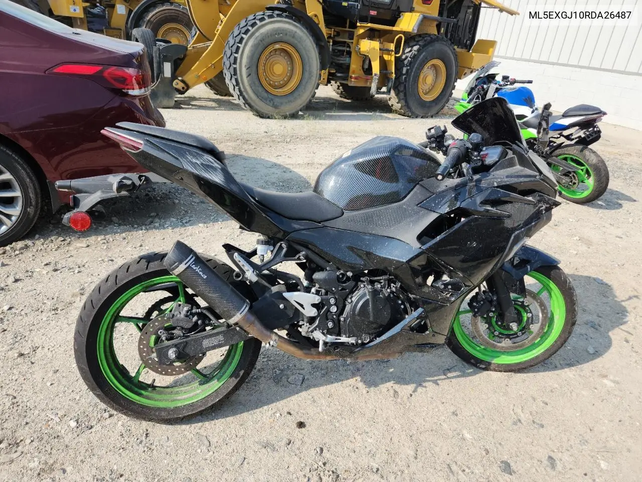2024 Kawasaki Ex500 A VIN: ML5EXGJ10RDA26487 Lot: 63659325