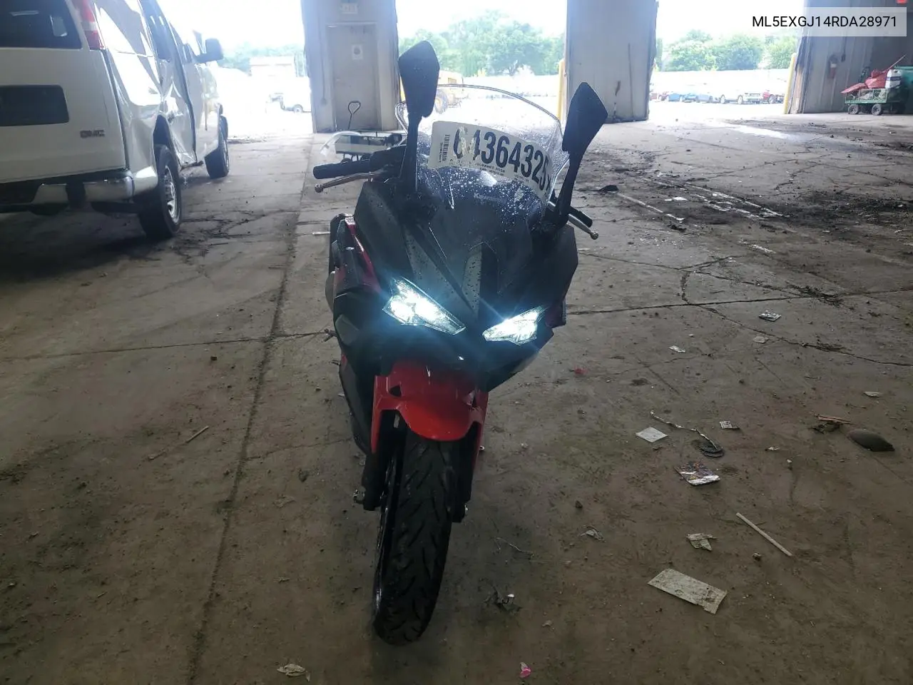 2024 Kawasaki Ex500 A VIN: ML5EXGJ14RDA28971 Lot: 64364325