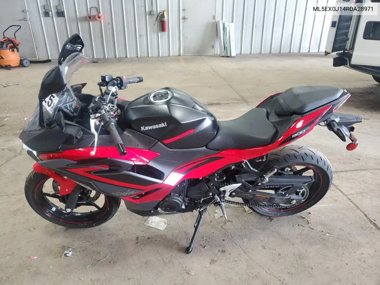 2024 Kawasaki Ex500 A VIN: ML5EXGJ14RDA28971 Lot: 64364325