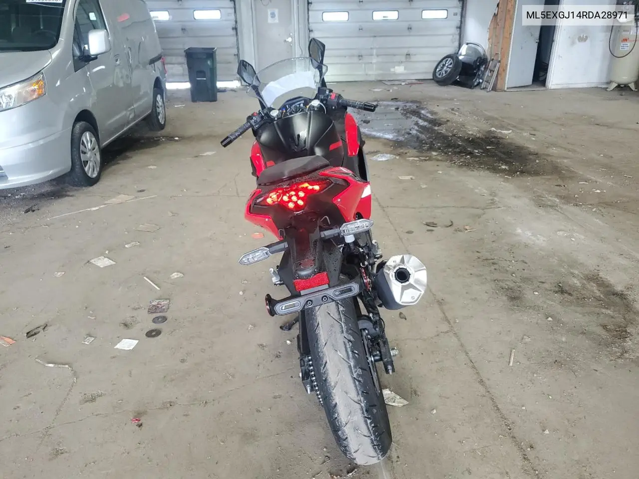 2024 Kawasaki Ex500 A VIN: ML5EXGJ14RDA28971 Lot: 64364325