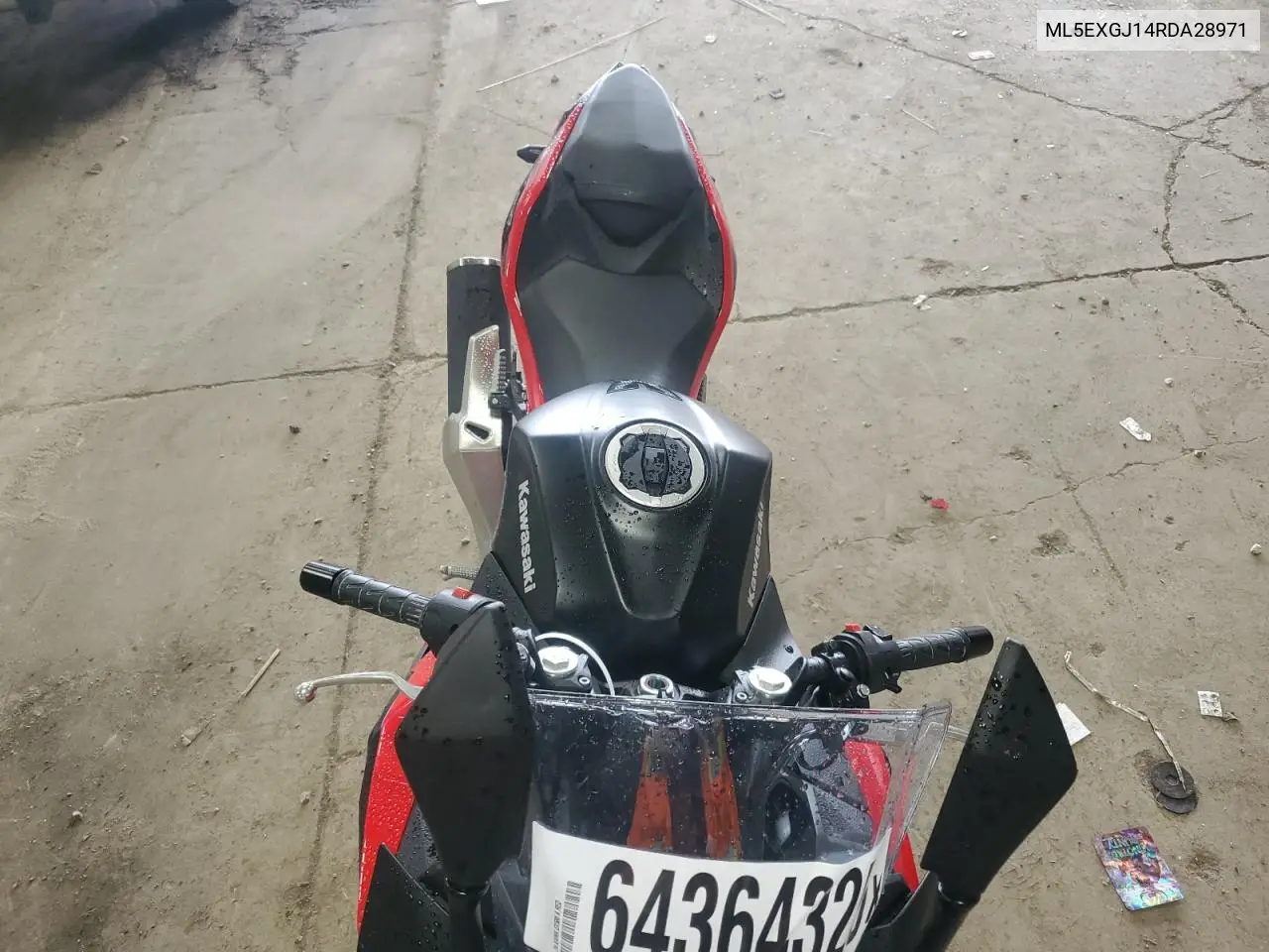 2024 Kawasaki Ex500 A VIN: ML5EXGJ14RDA28971 Lot: 64364325