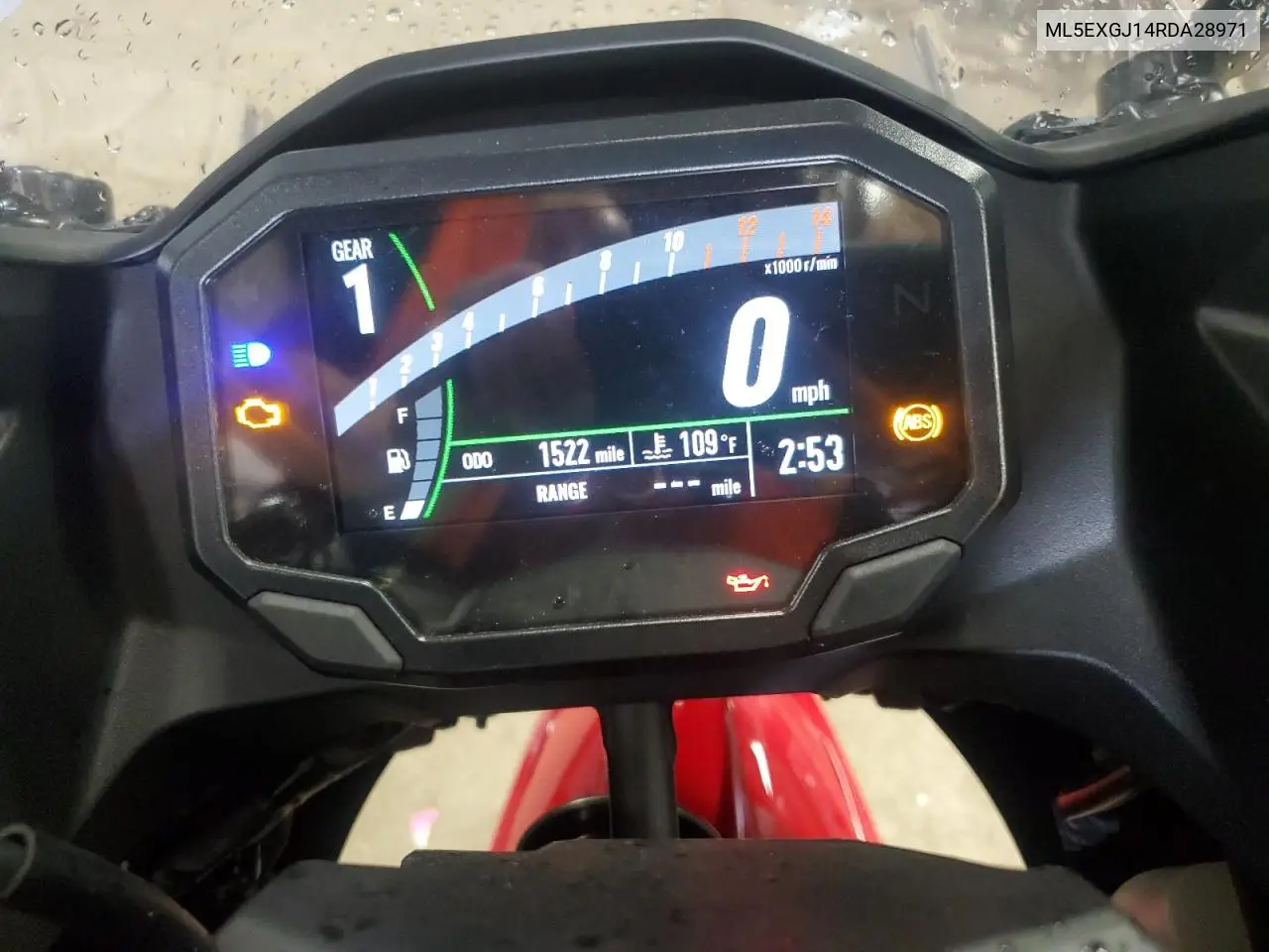 2024 Kawasaki Ex500 A VIN: ML5EXGJ14RDA28971 Lot: 64364325