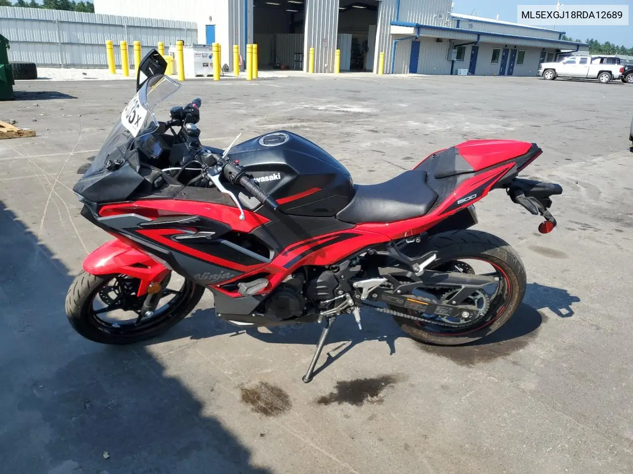2024 Kawasaki Ex500 A VIN: ML5EXGJ18RDA12689 Lot: 65202135