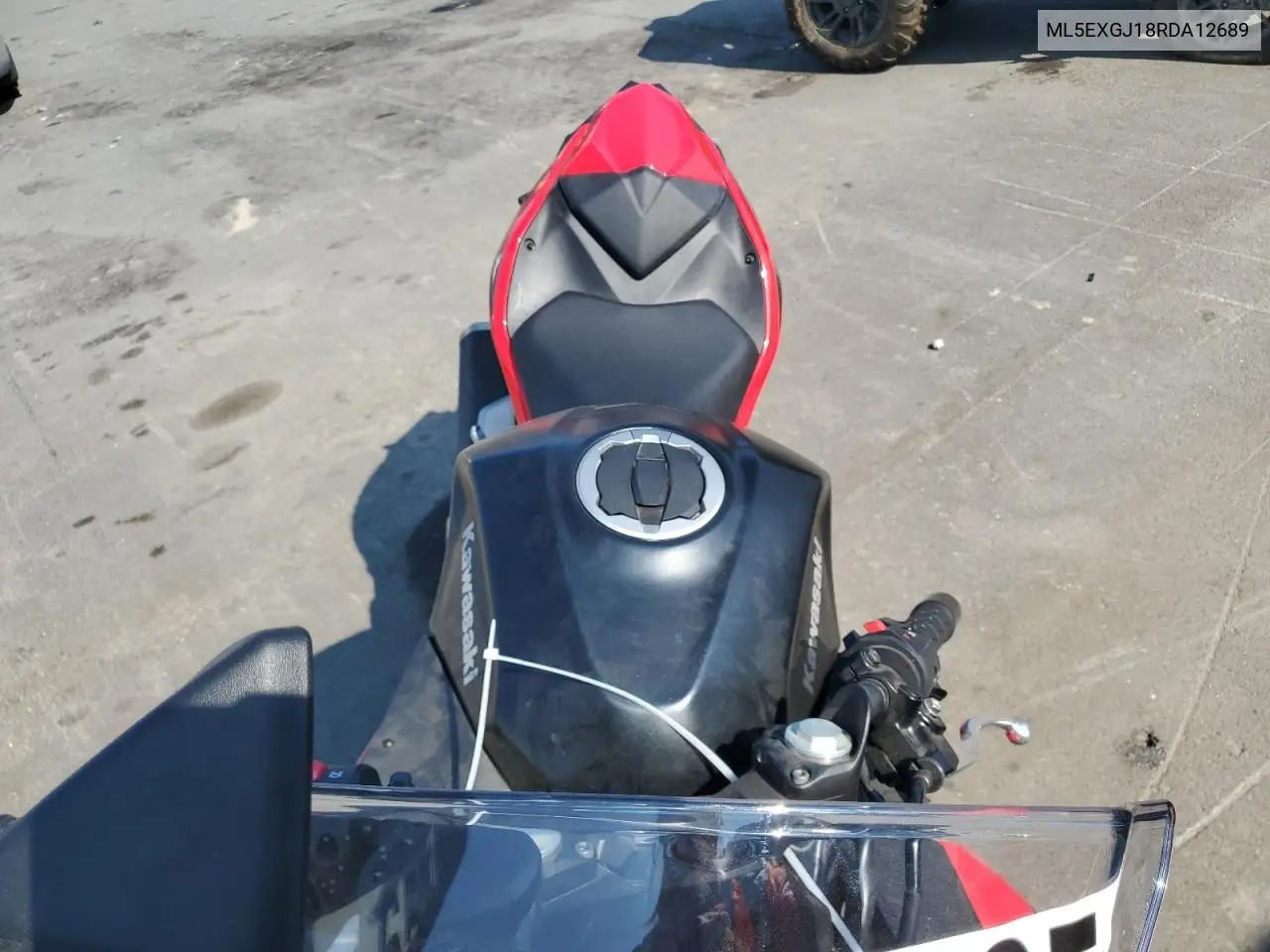 2024 Kawasaki Ex500 A VIN: ML5EXGJ18RDA12689 Lot: 65202135