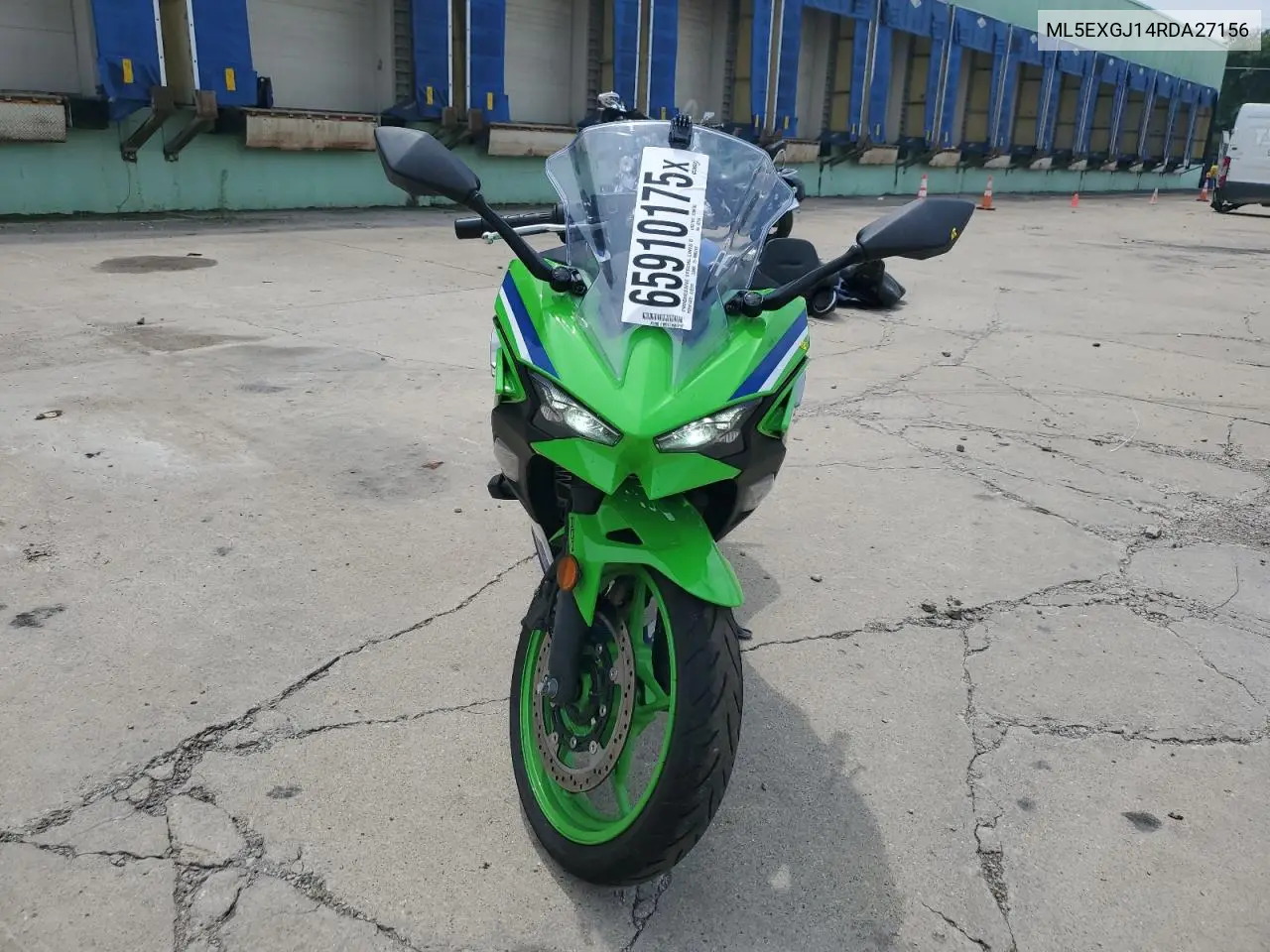 2024 Kawasaki Ex500 A VIN: ML5EXGJ14RDA27156 Lot: 65910175