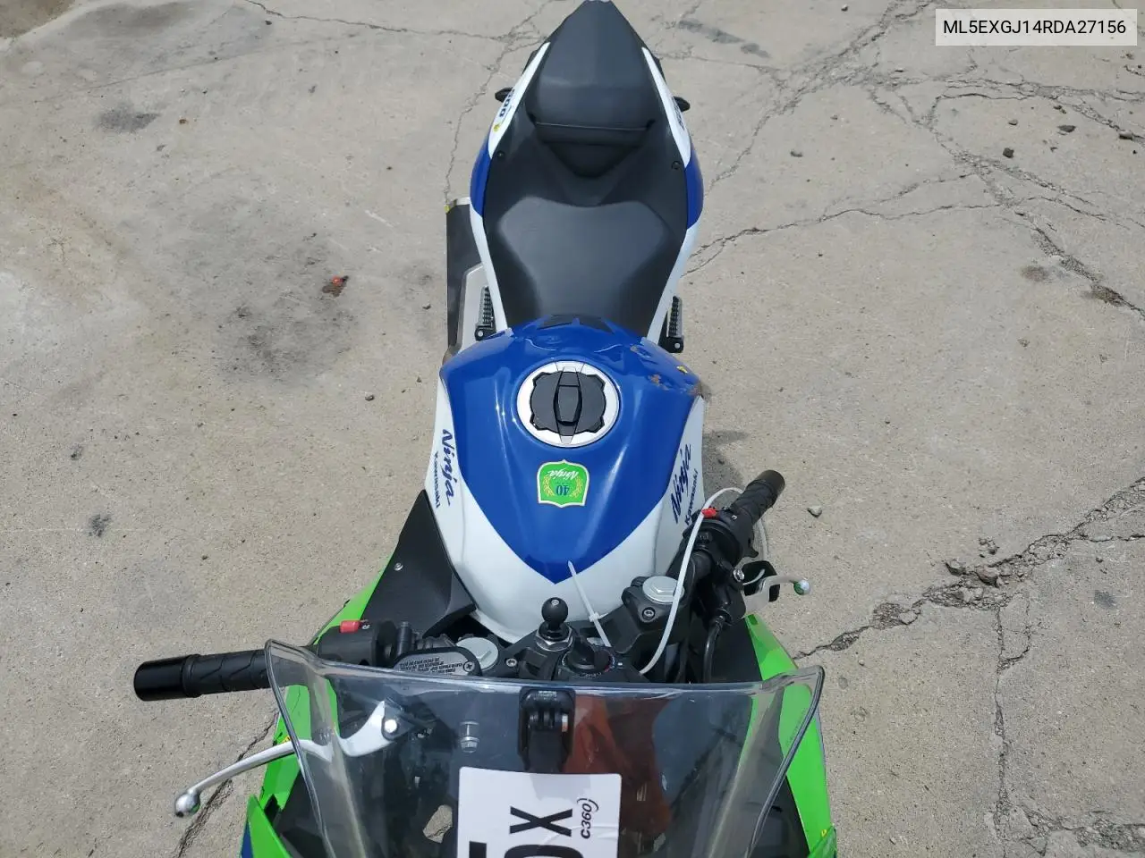 2024 Kawasaki Ex500 A VIN: ML5EXGJ14RDA27156 Lot: 65910175