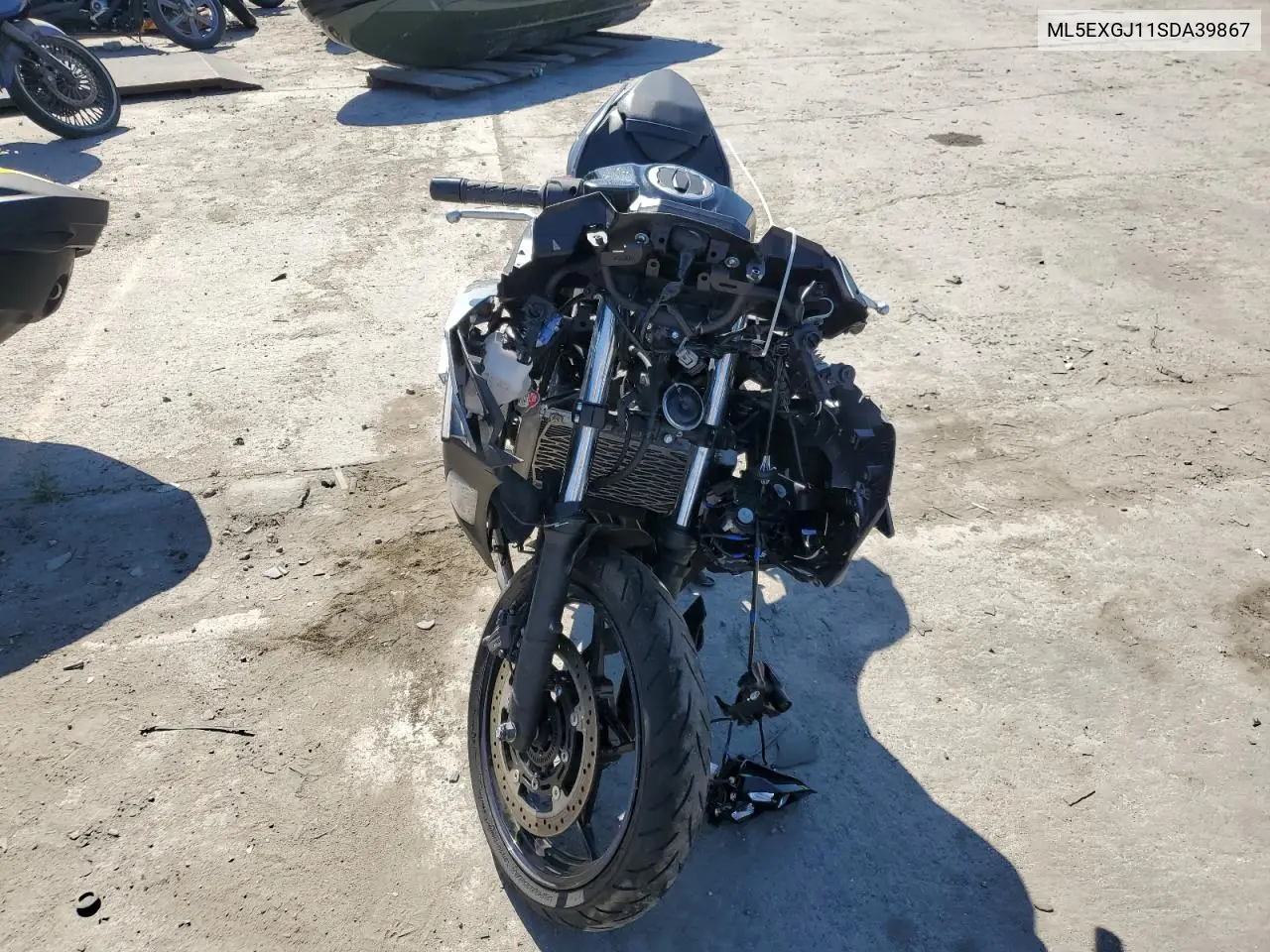 2025 Kawasaki Ex500 A VIN: ML5EXGJ11SDA39867 Lot: 54090465