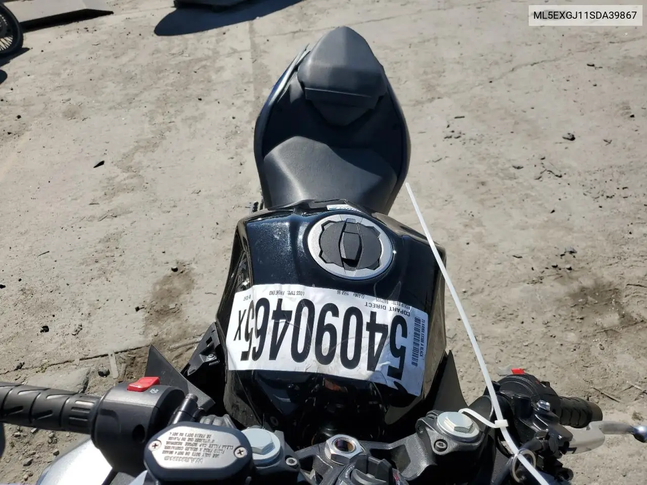 2025 Kawasaki Ex500 A VIN: ML5EXGJ11SDA39867 Lot: 54090465