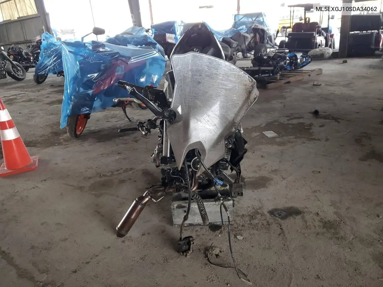 2025 Kawasaki Ex500 A VIN: ML5EXGJ10SDA34062 Lot: 54923845