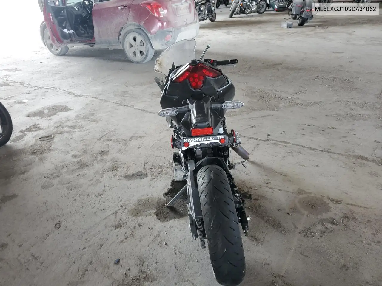 2025 Kawasaki Ex500 A VIN: ML5EXGJ10SDA34062 Lot: 54923845
