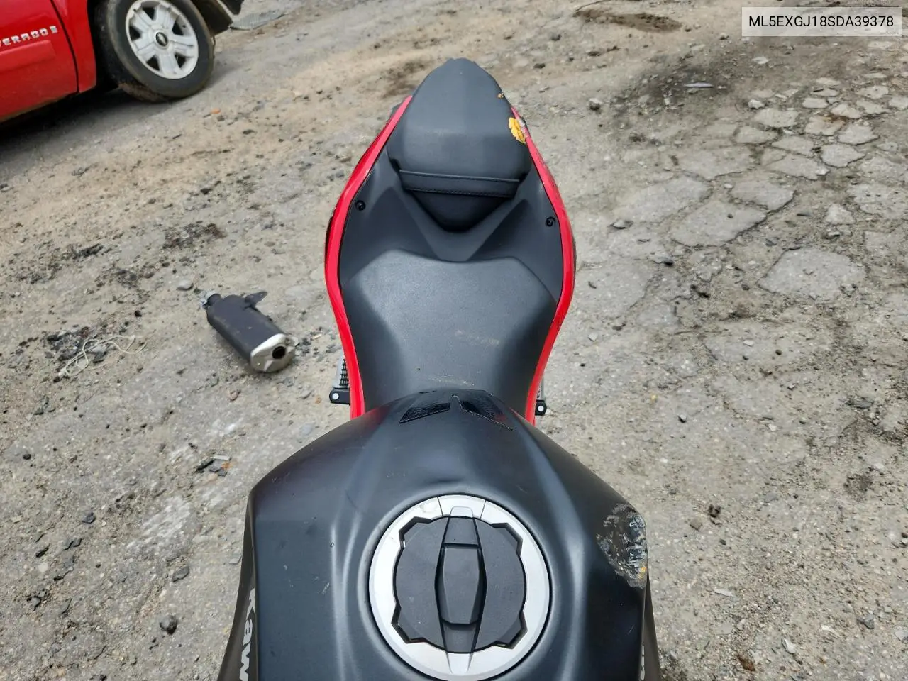2025 Kawasaki Ex500 A VIN: ML5EXGJ18SDA39378 Lot: 62951705