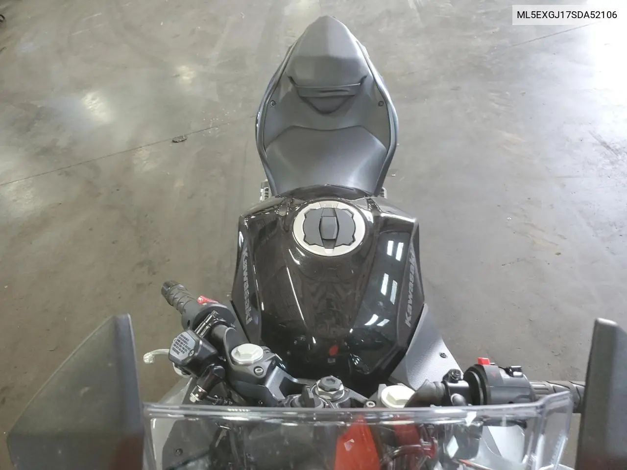 2025 Kawasaki Ex500 A VIN: ML5EXGJ17SDA52106 Lot: 63346055
