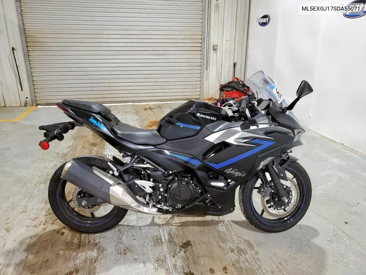 2025 Kawasaki Ex500 A VIN: ML5EXGJ17SDA55071 Lot: 65160055